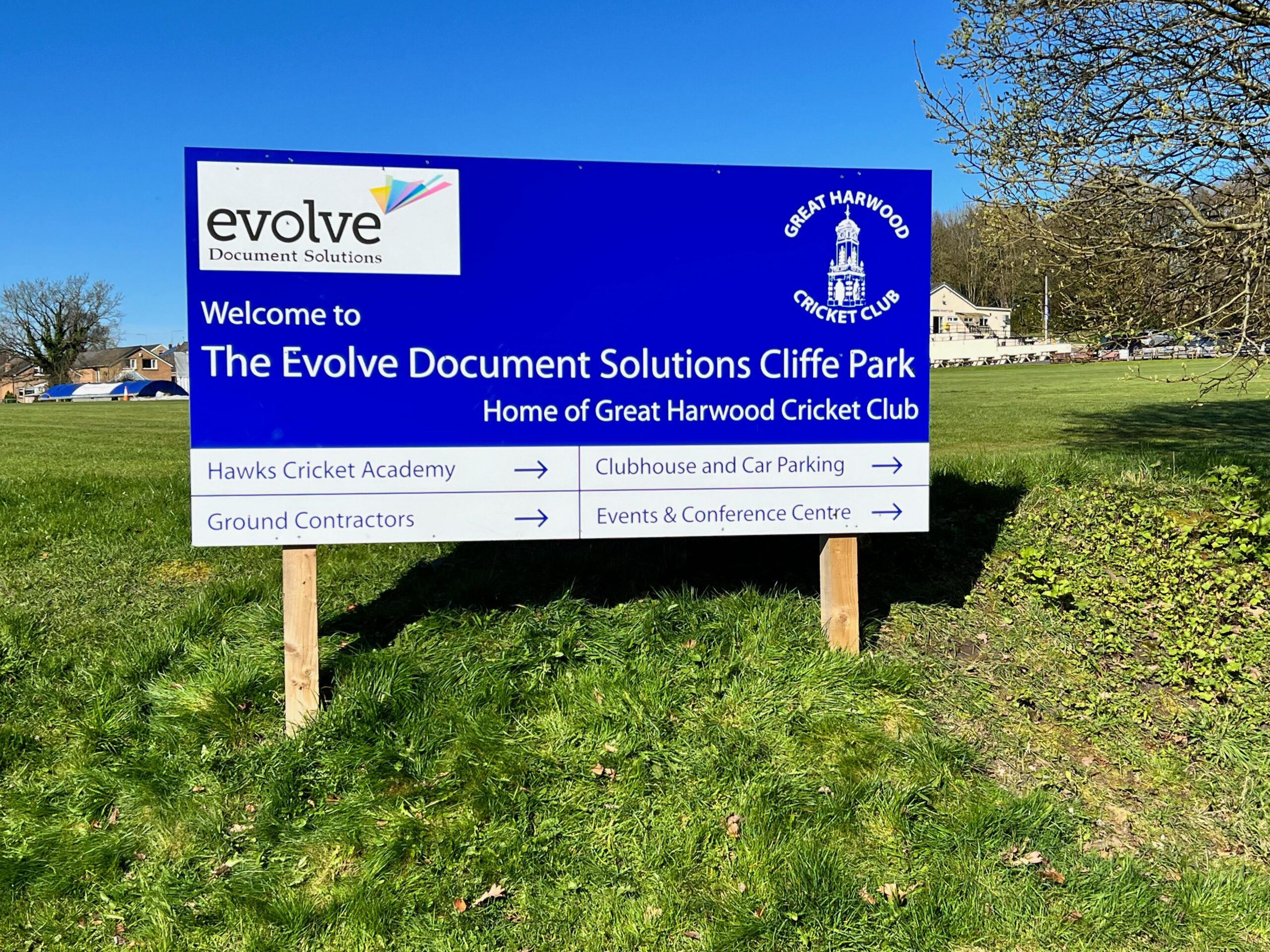 Evolve Document Solutions and Great Harwood Cricket Club have confirmed the extension of their ground naming rights deal for another year.