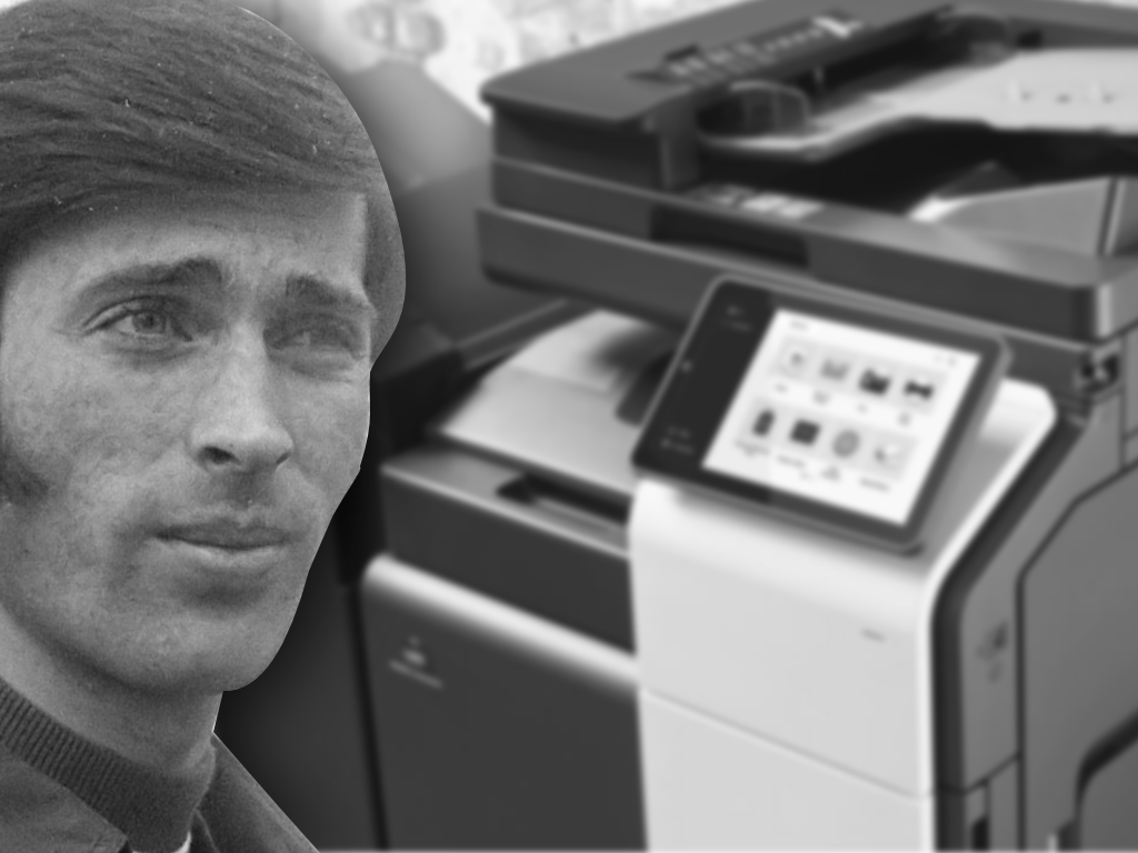 Image of Kazimierz Deyna - Manchester City - plus Photocopier