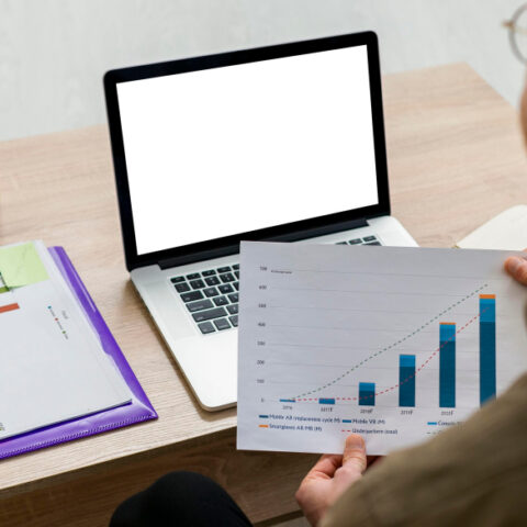 Chart displaying office productivity metrics