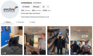 Evolve new TikTok Channel